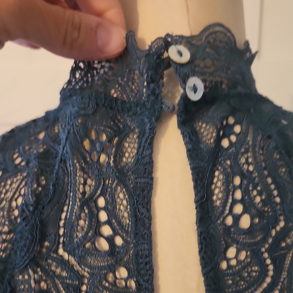 Free People Intimately Marsha Floral And Lace mini dress printed Small - Picture 7 of 9